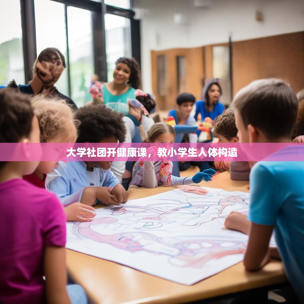 大学社团开健康课,教小学生人体构造 大学社团开健康课,教小学生人体构造